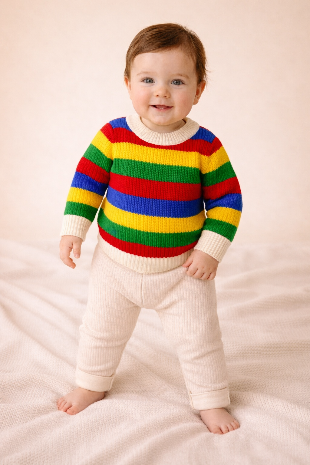 Pull à rayures - Collection « Premiers Sourires »